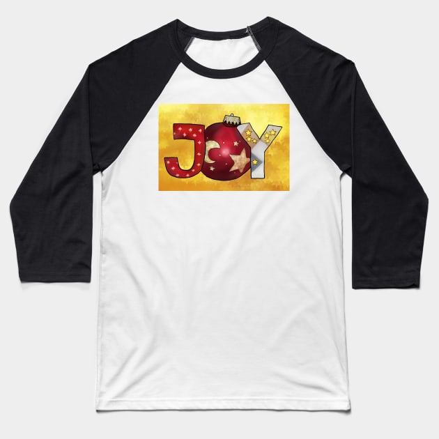 Goldene Weihnachtskarte Baseball T-Shirt by Blumchen